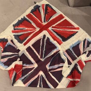 British Flag Patterned Scarf